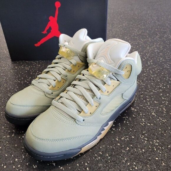 Nike Air Jordan 5 Retro Jade Horizon AJ5 Green GS Size 6.5Y/Women's 8 440888-300 - Picture 2 of 8